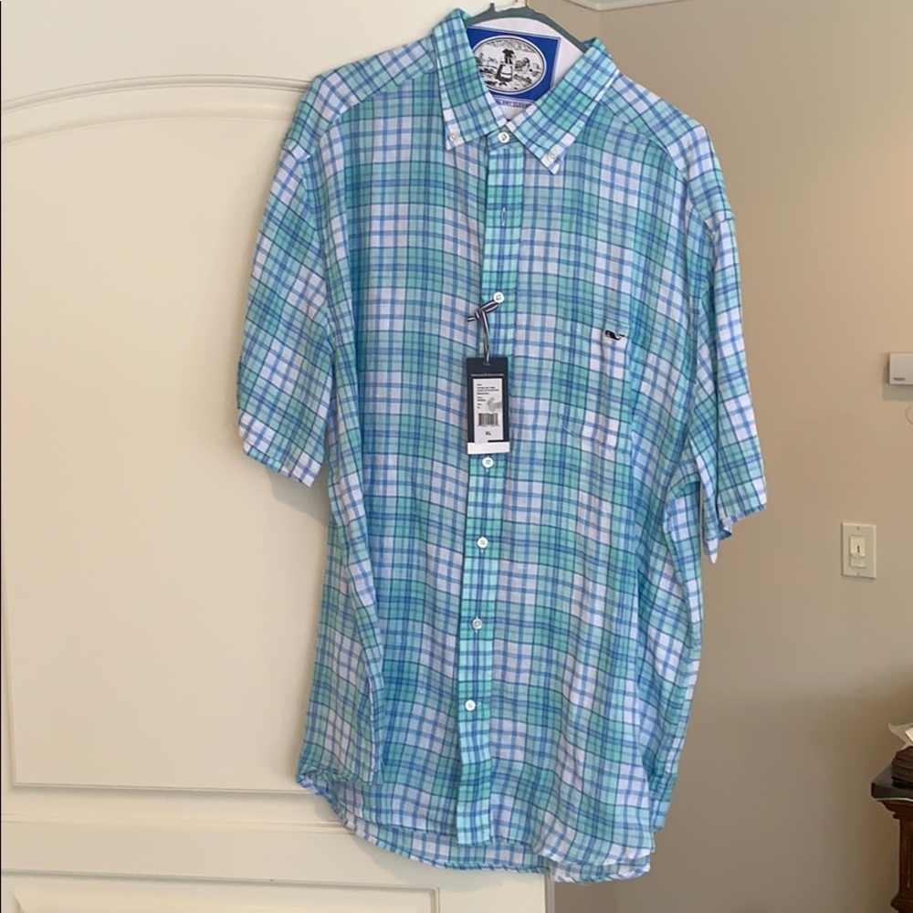NWT Men’s Vineyard vines classic trucker shirt XL